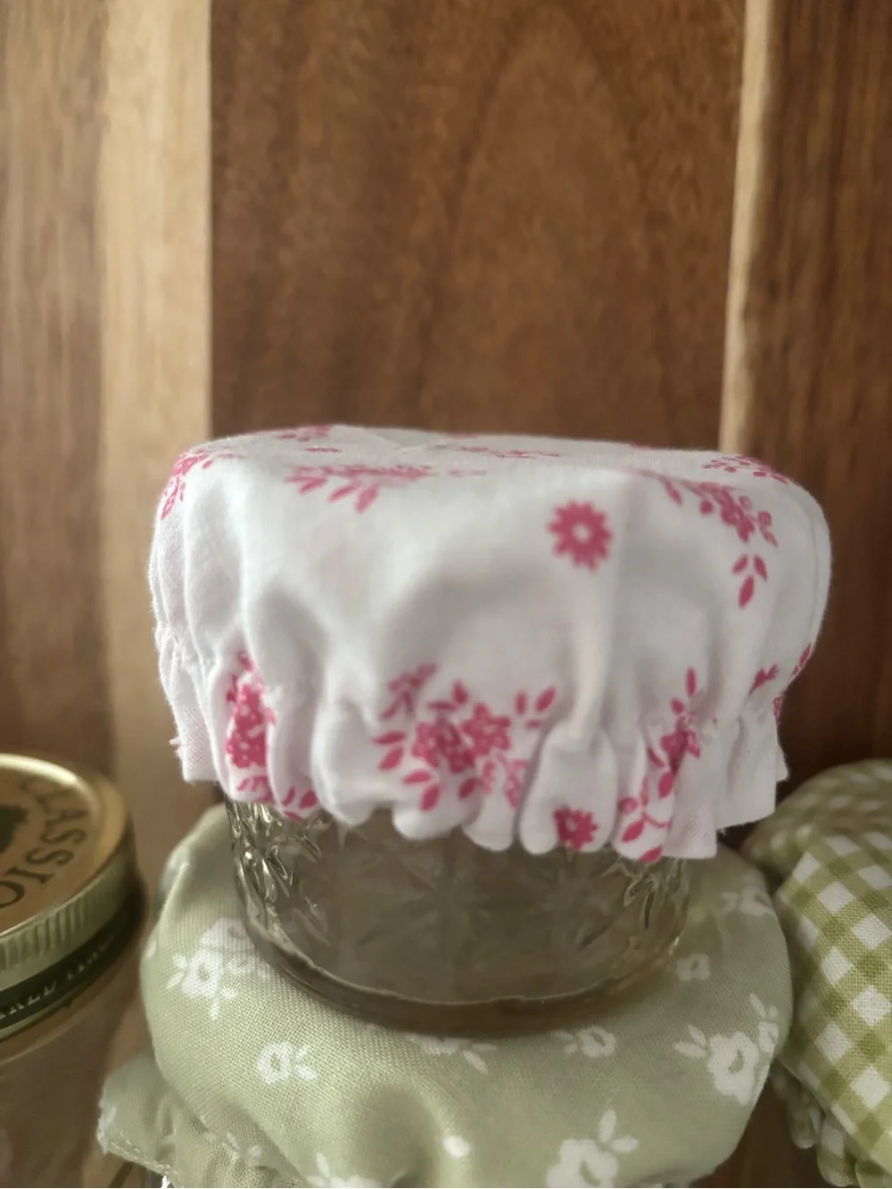 Primitive Farmhouse Jar Cover Reusable 1 Cover Only Custom Final Sale